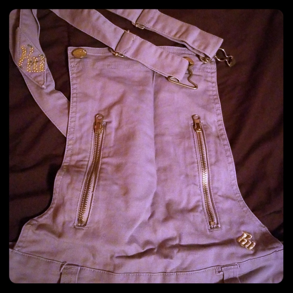 Rocawear gray denim jumpsuit